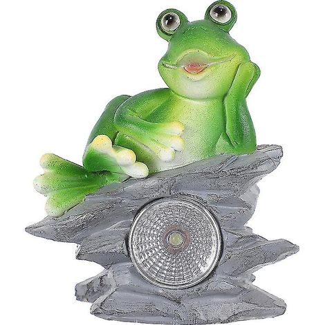 1 lampe solaire grenouille (1/3)
