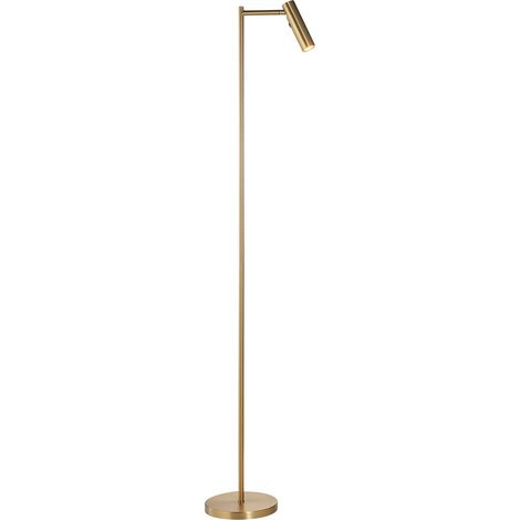 Lampadaire liseuse laiton LED 4W 3000K 3 niveaux Endon (1/5)