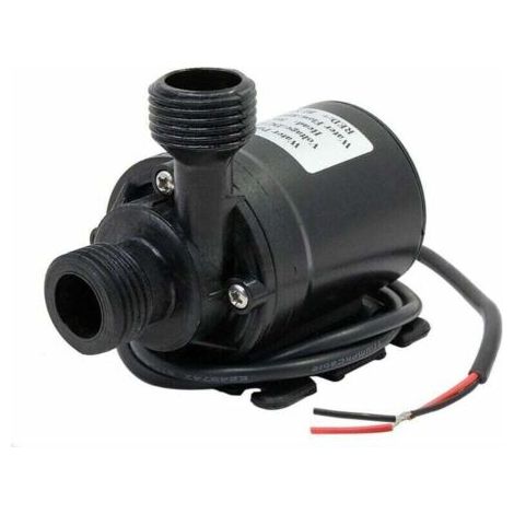 Circulateur et Pompe DC 12V 800L/H 5M Système de Circulation d'Eau Pompe Amphibie Système de Circulation Solaire Haute Performance Faible Bruit 4 Points Brushless DC Pompe Booster Pompe Circulation 77 (1/5)
