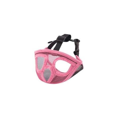 Muselière courte en maille respirante pour chien, réglable, anti-morsure et aboiement –