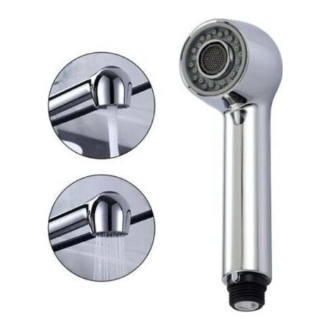 Chrome Faucet Spray Sink Shower with 2 Jet Types Shower Head for Kitchen Mixer Tap (1/3)