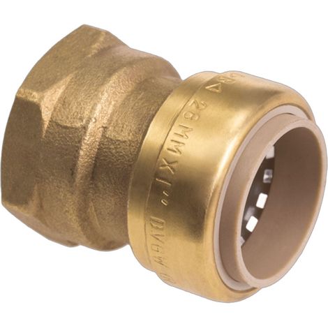 Manchon B Push Femelle à visser 3/4" (20/27) à clipser pour tube Ø22 - IBP Bänninger (1/4)