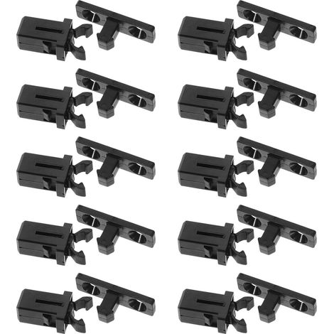 Lot de 10 loquets tactiles élégants pour poubelle fermeture (1/5)