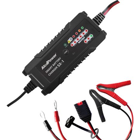 Caricabatterie Intelligente 6A (6V/12V) - Compatibile Litio (LiFePO4) e Piombo - Controllo App Bluetooth e 8 ModalitÃ  di Carica