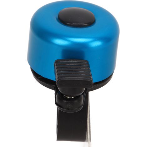 Sonnette de vélo, avertisseur de sécurité, mini-klaxon bleu pour guidon en métal. (1/5)
