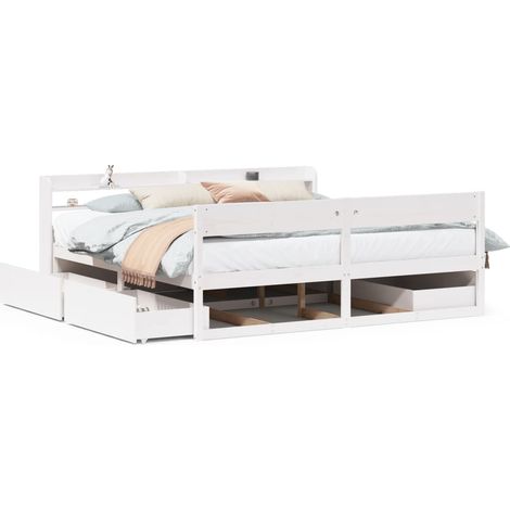 Maison Exclusive - Estructura de cama sin colchón madera maciza b