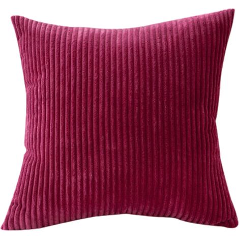 Coussins en velours côtelé automne-hiver, style minimaliste, ameublement, coussins de canapé pour salon (1/5)