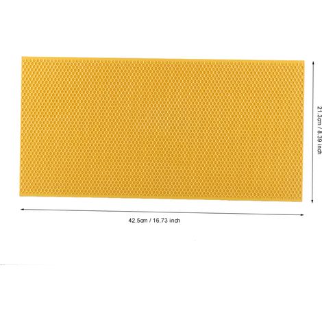 Cadre d'Apiculture avec Fond de Ruche - Fond de Ruche Plastique Jaune - Apiculture essentielle, durable et écologique (1/5)