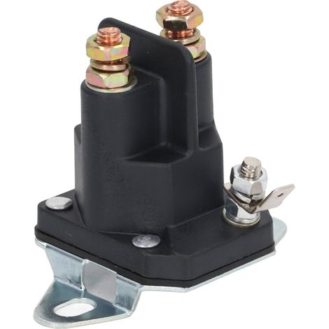 Relais de Solénoïde de Démarreur de Moteur à 3 Pôles 12 V 435097 Solénoïde de Relais pour MTD 109946 146154 T1200 Relais de Solénoïde de Service de Tondeuse à Gazon