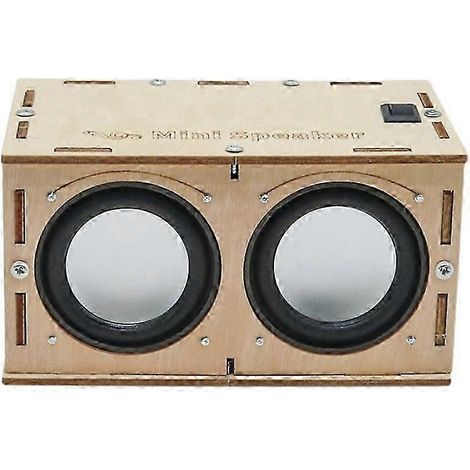 Kit d'enceinte Bluetooth à monter soi-même. boîtier en bois. amplificateur de son électronique avec tous les composants nécessaires