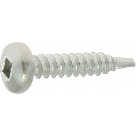 100 Vis autoperceuse inox A2 tête cylindrique carrée DIN7504M - diamètre 4,2 mm - Longueur 38 mm mm - Diamètre 4.2 mm