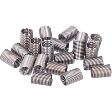 Lot de 20 inserts filetés M12 x 1, écrous de réparation en spirale, outil 3D pour extension de filetage (1/5)