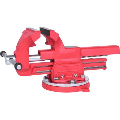 KS TOOLS Tornillo de banco paralelo con plato giratorio de 90 mm - 914.0025 (1/4)