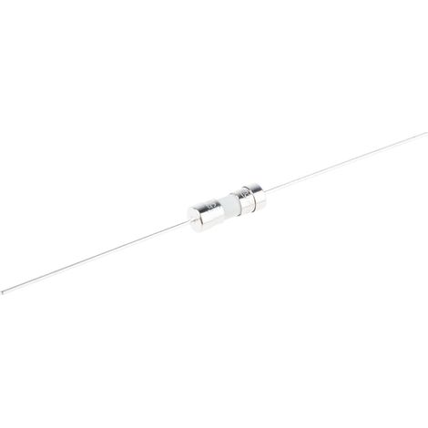 Rs Pro – Fusible non réarmable filaire 3.15A – Tension 250V c.a. – Matériau céramique – Vitesse de fusion type T – Pour protection appareils électriques