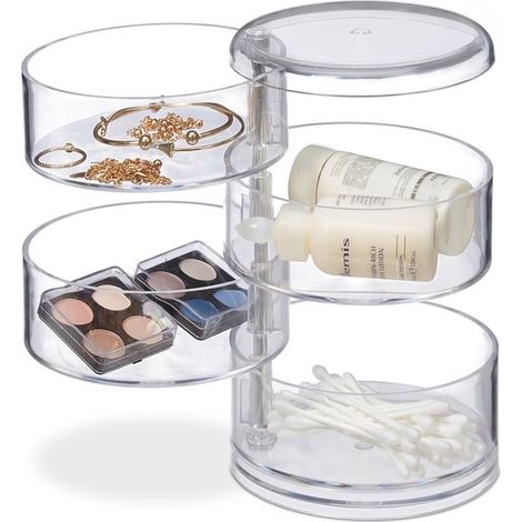 Kosmetik-Organizer – drehbare Fächer – Lippenstift – Nagellack – Kunststoff (1/5)