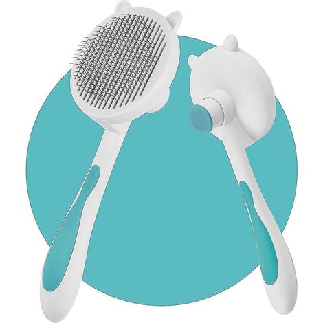 Brosse pour chat, brosse autonettoyante pour le démêlage et le toilettage, élimine les poils morts (1/5)