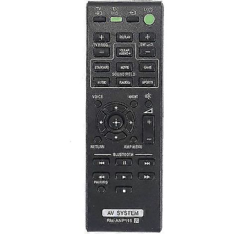 Télécommande de remplacement RM-ANP115 compatible avec la barre de son Sony HT-CT370 (1/5)