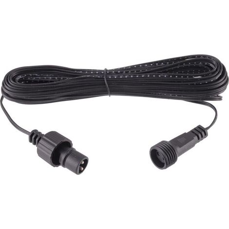 Weihnachtslicht-Verlängerungskabel, 2-poliges Lichterketten-Verlängerungskabel, wasserdichtes IP44-Verlängerungskabel für Kugellicht, Eiszapfenlicht, Innen- und Außenlicht (10 m)