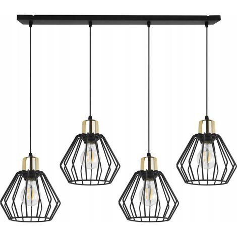 LAMPADA A SOSPENSIONE, LAMPADARIO DA SOFFITTO, PARALUME IN FILO, LED (1/5)