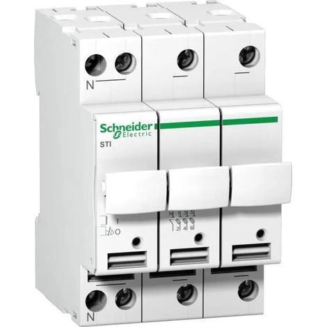 STI 3P+N 500V 16A IP20 Clip-on Sicherungshalter/Trennschalter (1/3)