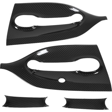 Kit de couvercle de bol de poignée de porte extérieure, remplacement de couleur en Fiber de carbone pour Smart Fortwo C453 A453 2016 – 2021. (1/5)