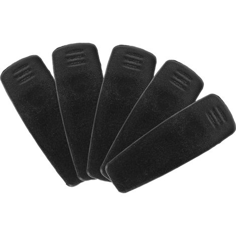 5 Pièces Grand Clip pour - Extrait Radio Clip Ceinture Radio Clips D'épaule Clip Micro Support De Microphone à Pince Clips Arrière Agrafe Acier Inoxydable Black (1/5)
