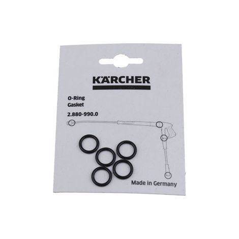 Lot de 5 joints toriques de rechange – Accessoire pour nettoyeur haute pression – Longueur 10mm – Pour pistolet à air Karcher