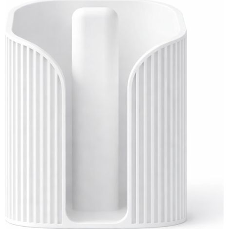 Dispensador de toallas de papel moderno de estilo Japandi blanco