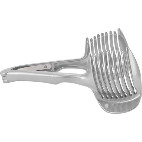 Pince à découper citron en alliage d'aluminium durable, écologique, coupe-tranche pour tomate, oignon et citron, outil multifonction.