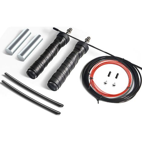Corde À Sauter Lestée - Acier Inoxydable Et Pvc - Pour Fitness Maison Et Salle De Sport - 1 Unité (1/5)