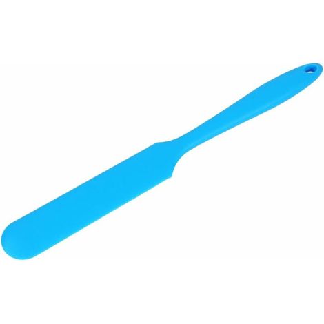 Spatule à gâteau en silicone (bleu)