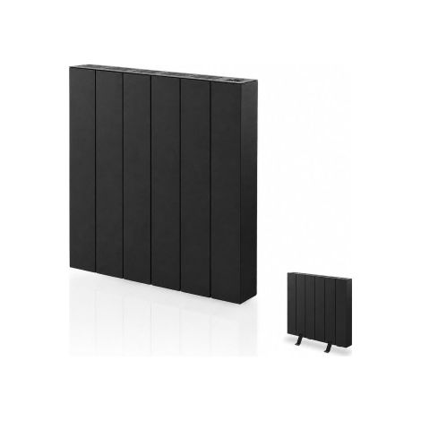 Emisor térmico seco ELIAN 1000 W negro con patas incluidas, Programable 24/7 (1/5)