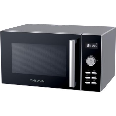 Statesman Digital Combination Microwave, 30 Litre 900W, Silver (1/2)