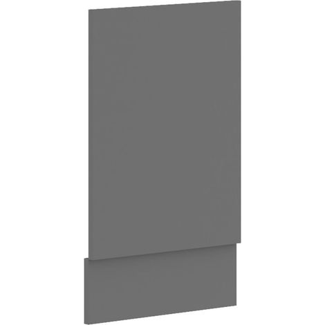 Frontblende für integrierten Geschirrspüler 45 cm Küche NESSA Anthrazit (1/3)