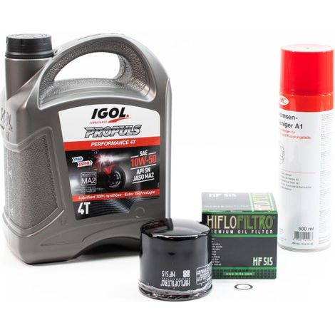 Kit Entretien Vidange Standard pour ROYAL ENFIELD INTERCEPTOR 650 de 2019 à 2024 - IGOL PROPULS PERFORMANCE 10W50 4L