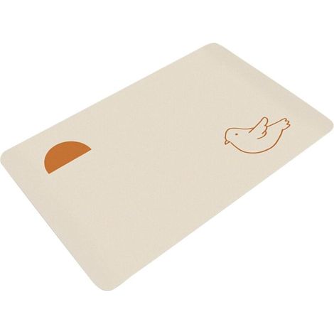 Alfombrilla de baño con estampado animal minimalista para baño, cocina y entrada, de uso muy extendido. (1/4)