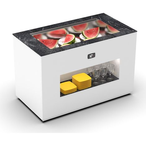 Base de Buffet Réfrigéré Cuve Froid - Froid Ventilé +2/+6ºC - L 875 mm - Sayl (1/3)