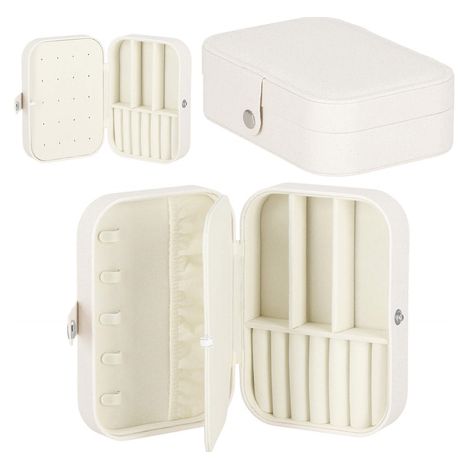 SPRINGOS Schmuck-Organizer für Ohrringe 11 x 16 x 5 cm Schmuckschatulle Schmuckbox Schmuckkästchen