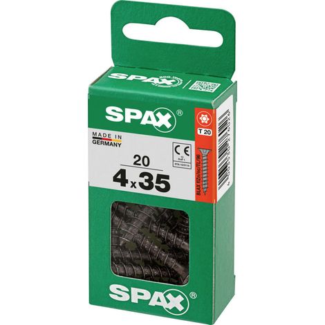 Spax Universalschrauben 4 x 35 mm T20 Vollgewinde - 20 Stk. (1/3)