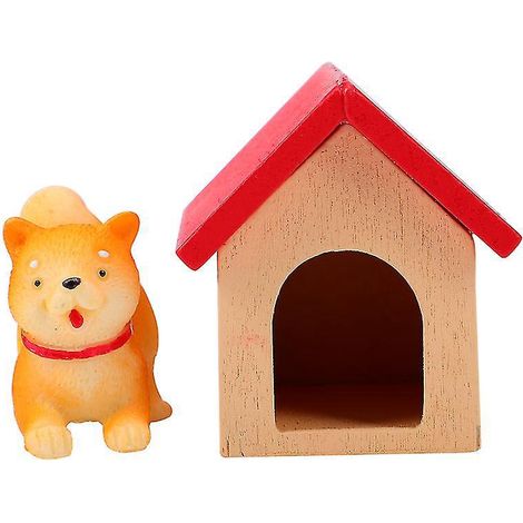 Stück Miniatur-Akita-Hundefigur