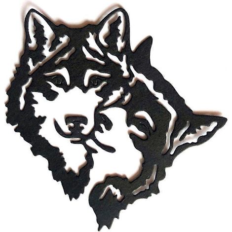 Weihnachtswolf-Stanzschablone für DIY-Scrapbooking-Alben, Papierkarten und Prägedekorationen