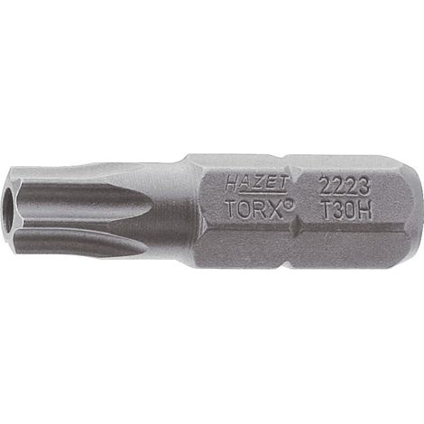 Bit 2223-T15H 1/4 Zoll (6,3 mm) Sechskant massiv Tamper Resistant TORX Profil SW T15H (1/2)