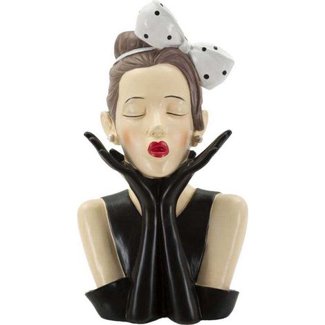 WOMAN VASE HOLLYWOOD -A- CM Ø 17X14X30,5