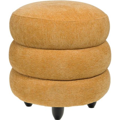 Amadeus - Pouf nuage jaune grand modèle (1/3)