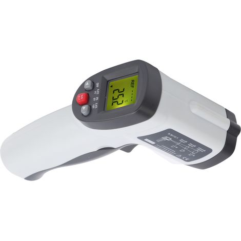 Thermomètre sans contact GM550F -50℃-500℃, affichage LCD à lumière jaune, instrument de mesure de température industriel (1/5)