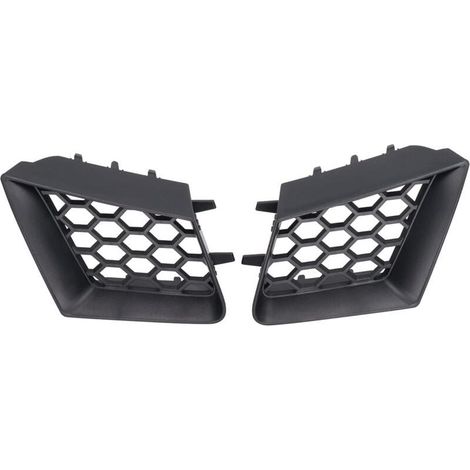Grille supérieure de pare-choc avant, 2 pièces, gauche droite, noir mat, remplacement pour Seat Ibiza Cordoba 6L 2002 – 2009 (1/4)