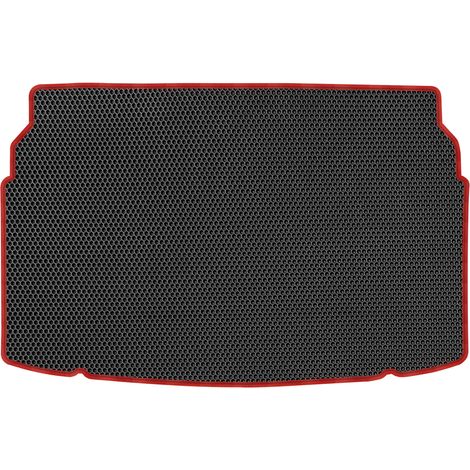 Tappetino per bagagliaio in EVA a nido d'ape per Volkswagen Polo VI Hatchback dal 2017 - NERO (1/5)