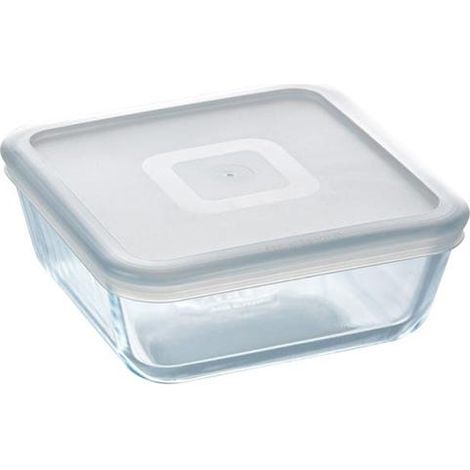 Pyrex Cook & Freeze 2.0L Square Dish with Lid
