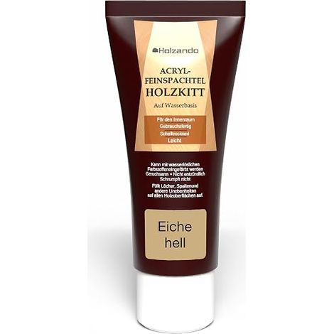 Acrylic Wood Sealant for Wood OSB and Walls Light Oak 40 250g Tube (1/5)