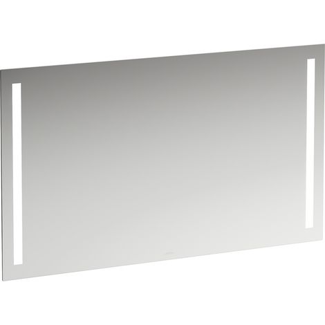 LAUFEN LANI espejo, dos luces integradas verticalmente, (1/3)